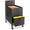 Safco Locking Mobil Tub File w/ Drawer, Ltr Size, 17"x26"x28", BK SAF5364BL